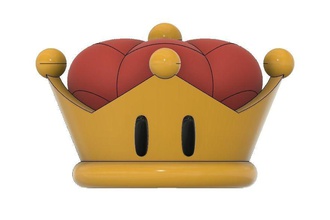 super couronne bowsette de la mode mario peachette du jeu vidéo bande-dessinée mème princesse peach boosette boo bowser koopa le roi peacher femelle tête d'autres 3d print model - Mito3D