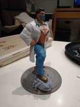 super doctro covid docteur medico pandémie statue estatua art sculptures 3d print model - Mito3D