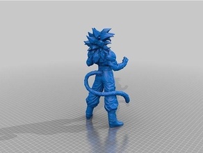 súper goku exclusivo único modelo arte escultura personas estatua interior premio diseño filme dragón anime juego nerds juegos juguetes 3d print model - Mito3D