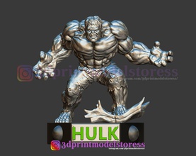 super hulk maravilha estátua super heroi homem ferro thor capitão vingadores stl arquivo modelo escultura imprimível miniaturas estatuetas esculturas dragão aranha robô 3d impressão 3d print model - Mito3D