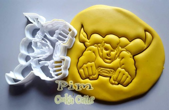 super man cookie cutter hobby-diy superman superhero cartoon biscuit dough polymer clay hobby diy hand tools 3d print model - Mito3D