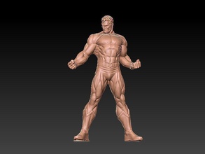 super homme humain superman dc héros jeux jouets 3d print model - Mito3D