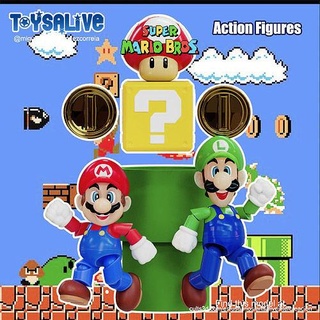 Super Mario bros Aktion Zahlen Nintendo Spiel Charakter Spielzeuge Spiele luigi Fantasie Videospiel Bowser Pfirsich 3d print model - Mito3D