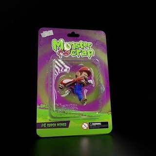 super mingo mario nintendo luigi bowser peaches 1up 3dprint 3dart toys monster crap games 3d print model - Mito3D