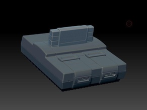 súper nintendo snes juego escanear vídeo juegos nes jugador 3dscan juguetes 3d print model - Mito3D