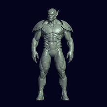 super skrull marvel man science stark iron comic art sculptures 3d print model - Mito3D