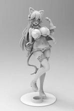súper sonico hermoso niña 3d impresión modelo personaje belleza humano dibujos animados arte esculturas 3d print model - Mito3D
