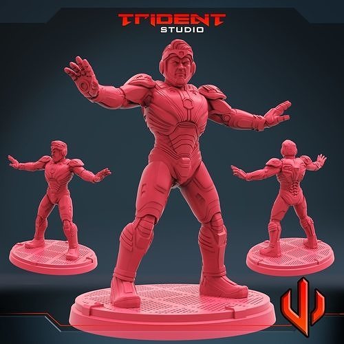 superior homem Lata herói brinquedos arte miniaturas esculturas 3D print model - Mito3D