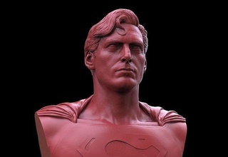 superman- christopher reeve bust superman dc marvel batman statue collectibles superhero miniatures figurines cape clark kent comic art sculptures 3d print model - Mito3D