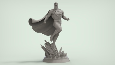 superuomo alex ross batman dc statua scultura uomo figura miniatura arte carattere collezione sculture 3d print model - Mito3D