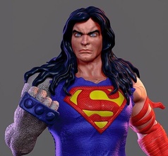 Superman mort métal dc bandes dessinées Jeux jouets 3d print model - Mito3D