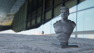 superman bust superman hero comic superhero dc super print printable art sculptures