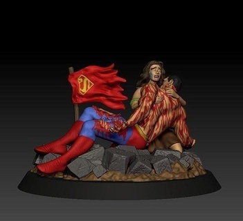 superman death dc superhero comic hero lois lane reporter games toys 3d print model - Mito3D