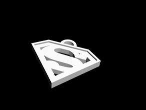 superman boucles d'oreilles bandes dessinées merveille super héros mode 3d print model - Mito3D