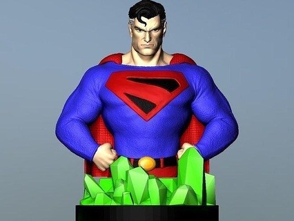 Super homen reino fracasso Futuro dc DC Comics histórias quadrinhos mulher maravilha batman aquaman instantâneo herói heroi super 3d impressora estátua arte esculturas 3d print model - Mito3D