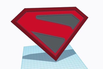 superman kingdom symbol cosplay replica costume dc superhero logo hero comic hobby diy 3d print model - Mito3D