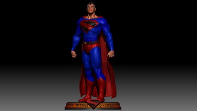 superman kingdom dc superman hero 3dprinting statue figurine kingdomcome alexross justice superhero cape sculpture kent super comic art sculptures
