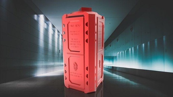 Süpermen kriptonit Kutu depolama konteyner kripton kapak fütüristik yabancı çizgi roman dc plastik destek yok bilim fi kutu Personel Sanat iç ev zar Aksesuarlar 3d print model - Mito3D