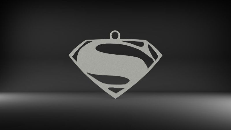 superman pendant fashion ring rings print printing 3dprint jewelery other 3D print model - Mito3D
