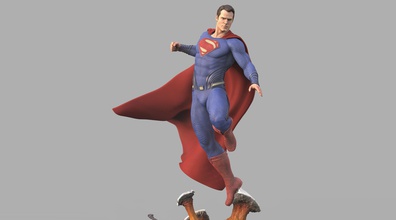 superman stl printable statue henrycavill dc batman justice jla league art sculptures snyder 3d print model - Mito3D