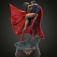 superman woman superman wonderwoman dc sexy sculpture hobby diy hobby diy 