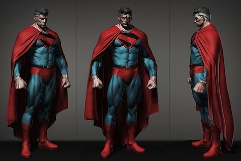 superman ztl collectibles dc superhero art character statue sculptures collect figurines 3dprint hero 3d print model - Mito3D