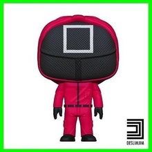 supervisor square 6 squid game netflix funko pop toyart mask squidgame calamar cosplay character head soldier if games toys 3d print model - Mito3D