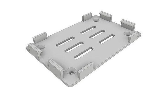 apoyo frambuesa pi 3 radiador petg pla electrónica caso funda impresión pasatiempo bricolaje diy 3d print model - Mito3D