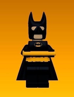 supporto gabinetto carta roll Batman Lego titolare supereroe Casa bagno 3d print model - Mito3D