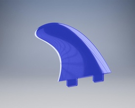 surfboard fin surfing extreme sport surf board hobby diy 3d print model - Mito3D