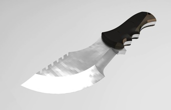 supervivencia cuchillo 3d impresión modelo rastreador batalla suelo espada afilado arma superviviente combate guerra pasatiempo bricolaje diy robótica 3d print model - Mito3D