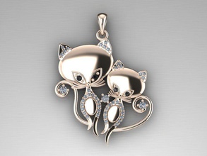 suspensão 5 jóias ouro de prata anel dedo diamante pingente pulseira sergi suporte pingentes 3d print model - Mito3D