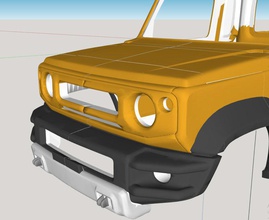 suzuki jimny mk4 jb74 sierra abholen 2019 körper 4x4 offroad suv axial crawler rc wagen fahrzeug jeep hobby diy automobil 3d print model - Mito3D