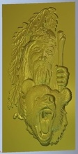 Svarog peri masallar Slav ayı Antik Artcam model ağaç oymacısı cnc Sanat heykeller 3d print model - Mito3D