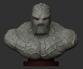 swamp thing bust dc comics games toys 3d print model - Mito3D