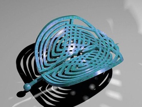 swan noeud de la pièce tête mode fascinator coiffe chapellerie celticknot d'autres 3d print model - Mito3D