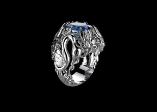swan ring Schmuck gold Silber Edelstein Juwel bedruckbar ist Diamant-ring engagement golden Schwan Hochzeit Anhänger Halskette frei Ringe 3d print model - Mito3D