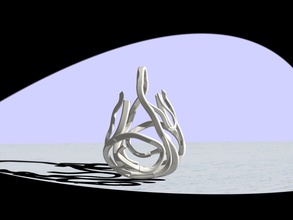 onde di natale casa neve fir albero abete sfida altri 3d print model - Mito3D