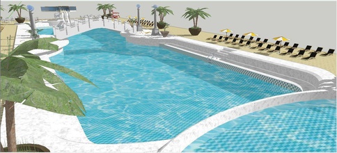 piscina art moderna la creatività gli stili architettonici funzione altri 3d print model - Mito3D