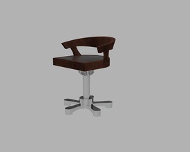 pivot chaise siège meubles fauteuil confort sièges loisir maison poupées 3d impression poupée jouer asseoir barbie bois diy 3d print model - Mito3D