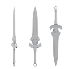 sword 3d Yazdır model kılıç bıçak silah metalik şövalye oyuncaklar Demir oyunlar 3dprint 3dtoys 3d print model - Mito3D