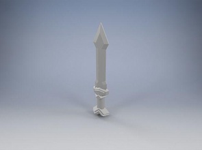 sword of dwarven king - lc lego minifigure tolkien thorin deathless legolordoftherings legohobbit games toys 3d print model - Mito3D