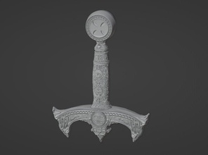 sword grips 3d models set warcraft alliance game character accesories games toys accessories 3d print model - Mito3D