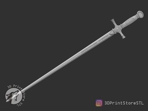 sword of gryffindor cosplay harry potter - stl file war blade horror halloween kratos game accessories axe equipment toy weapon shield games artorias toys 3d print model - Mito3D