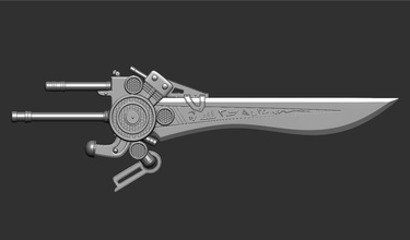 sword noctis final fantasy game anime manga accessories blade weapon bilbo lath games toys 3d print model - Mito3D