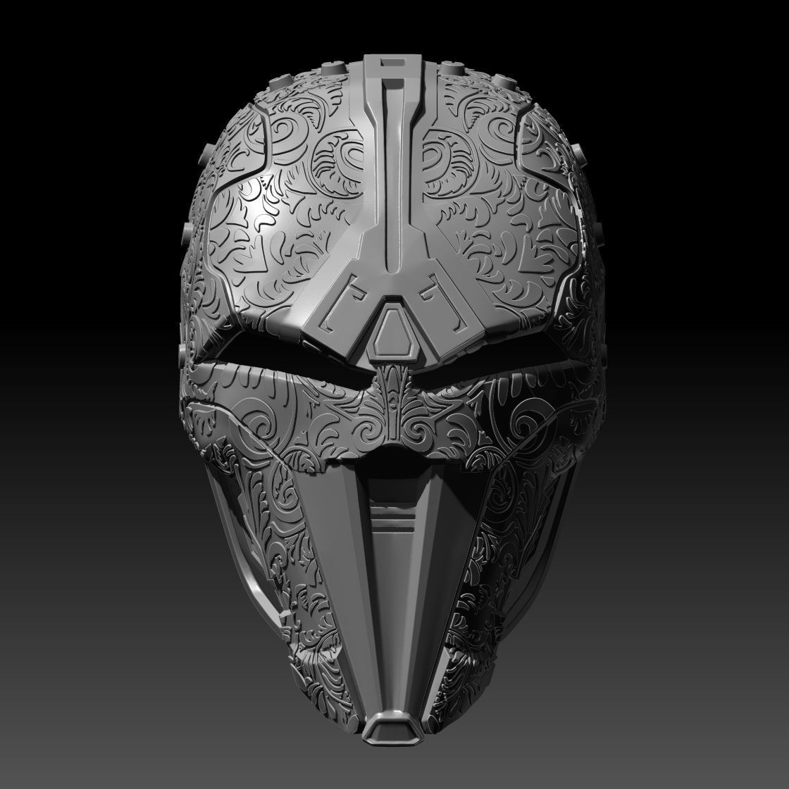 swtor akolyth herr anschrift maske 3d druckbar modell helm star kriege alt republik hobby diy bengalen cosplay kostüm requisiten 3D print model - Mito3D