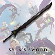 sylas sword legend of vox machina dnd dungeons dragons rpg roleplay barbarian greatsword warrior melee medieval weapon fantasy bladed dark vampire blood evil artifact voxmachina hobby diy 3d print model - Mito3D