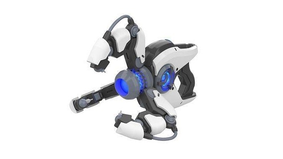 symmetra blaster - overwatch printable 3d model stl files toy craft diy hobby gun cannon cosplay video game photon projector symetra games toys 3d print model - Mito3D