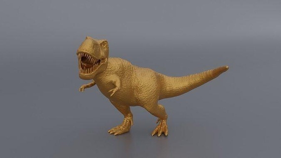 rex tyrannasaure dinosaure tyrannosaure jurassique animaux reptile trex bête prédateur rapace nature personnage art sculptures 3d print model - Mito3D