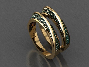 t062 diamante solitario squillare gemme gioielleria moda oro design argento lusso elegante splendente collana braccialetto orecchino pendente zaffiro donne anelli medding 3d print model - Mito3D